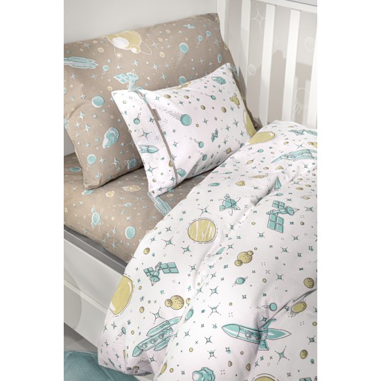 Σετ Σεντόνια Bebe Meteor 3Τμχ (2X115X170, 30X40)