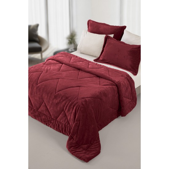 Κουβερτοπάπλωμα Υπέρδιπλο 220X240 - Drops Wine