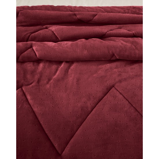 Κουβερτοπάπλωμα Υπέρδιπλο 220X240 - Drops Wine