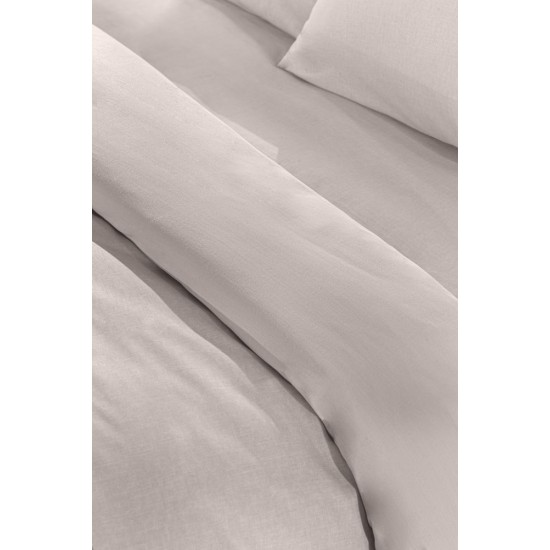 Παπλωματοθήκη Υπέρδιπλη 225X245 - Color Plus Perla 