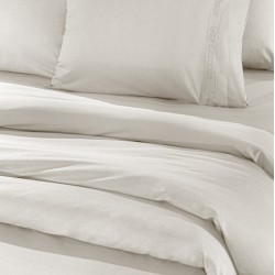 Παπλωματοθήκη Υπέρδιπλη 225X245 - Color Plus Ivory