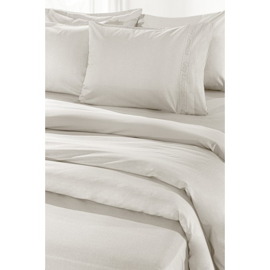 Παπλωματοθήκη Γίγας 255X245 - Color Plus Ivory