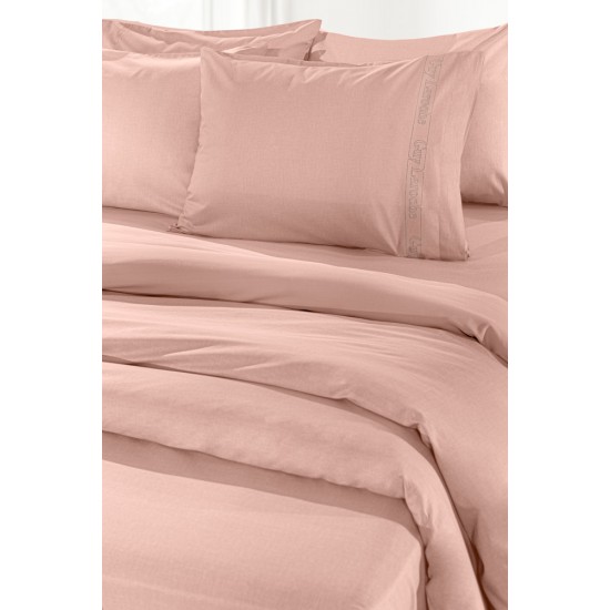 Παπλωματοθήκη Γίγας 255X245 - Color Plus Coral