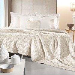 Κουβέρτα Βαμβακερή Γίγας 240x260 - Nikki Cream