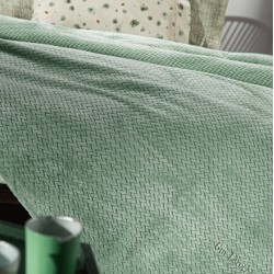 Κουβέρτα Υπέρδιπλη 220X240 - Rombus Olive