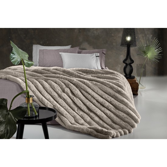 Κουβέρτα St.Moritz Mink 260x240