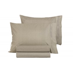 Ζεύγος Μαξιλαροθήκες 50X70 - Color Plus Taupe