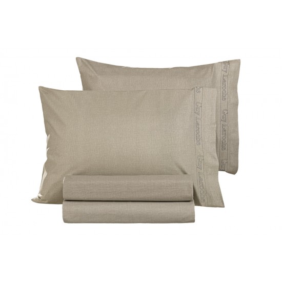 Ζεύγος Μαξιλαροθήκες 50X70 - Color Plus Taupe