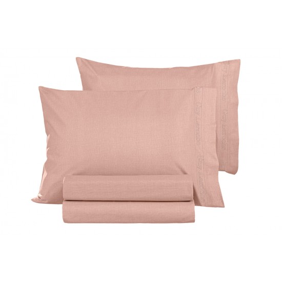Μαξιλαροθήκη Ζευγος 50X70 - Color Plus Coral
