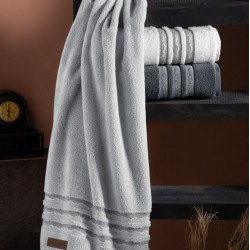 Πετσέτα Προσώπου Lantz Anthracite 50x90