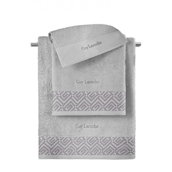 Σετ Πετσέτες (30X50, 50X90, 70X140) Emblem  Silver