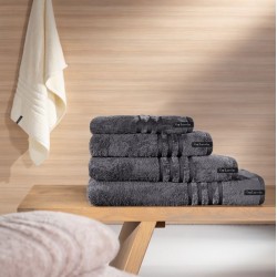 Πετσέτα Λουτρού 90x150 (King Size) - Bonus Anthracite