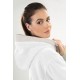 Μπουρνούζι με Κουκούλα -  Monogram White Medium