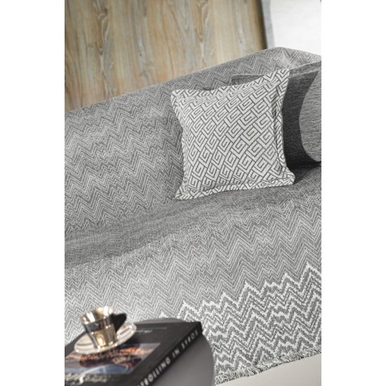 Ριχτάρι Marvin Grey Τριθέσιου Καναπέ 180x300