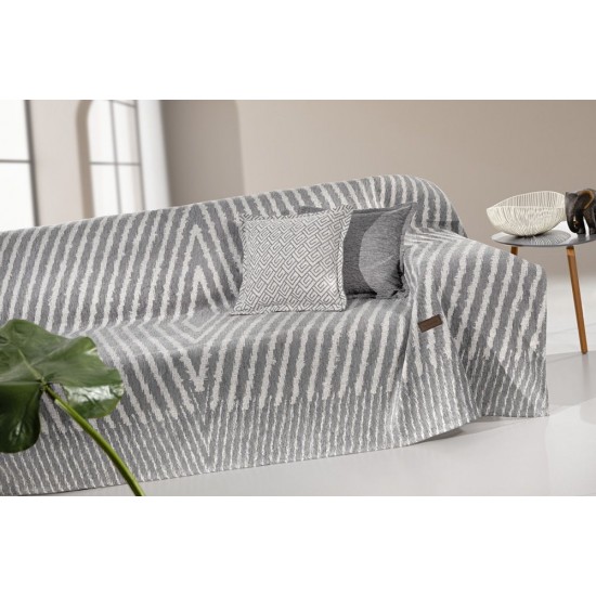 Ριχτάρι Norton Grey Τριθέσιου Καναπέ 180Χ300