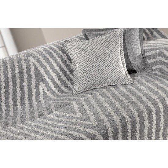 Ριχτάρι Norton Grey Τριθέσιου Καναπέ 180Χ300