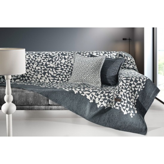 Ριxτάρι Duomo Anthracite Τριθέσιου Καναπέ 180x300