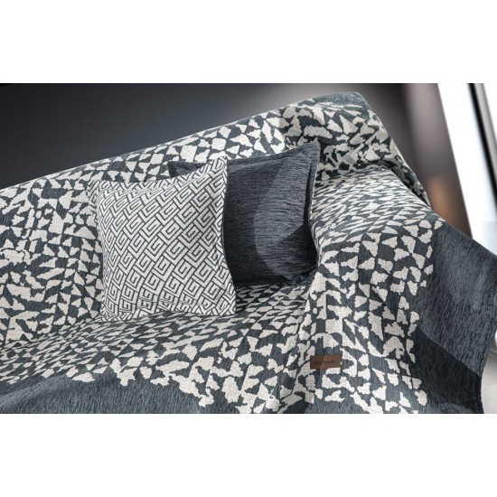 Ριxτάρι Duomo Anthracite Τριθέσιου Καναπέ 180x300