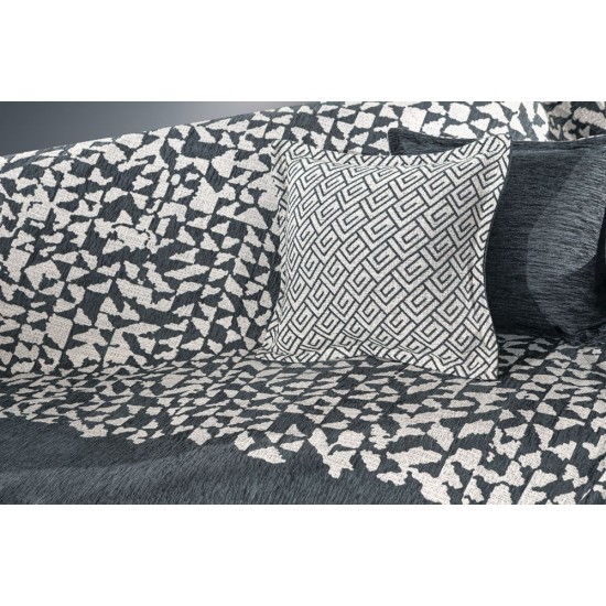 Ριxτάρι Duomo Anthracite Τριθέσιου Καναπέ 180x300