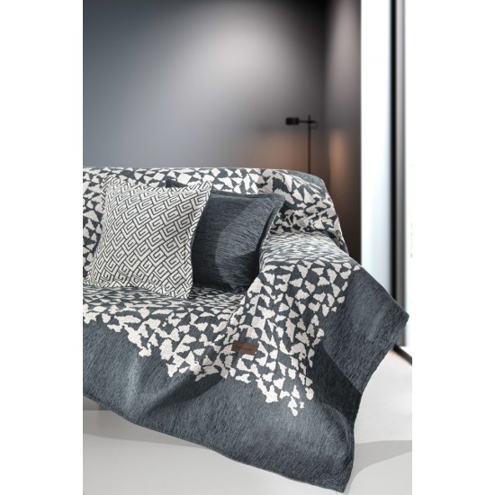 Ριxτάρι Duomo Anthracite Τετραθέσιου Καναπέ 180x350