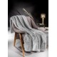 Σετ Ριχτάρι Διθέσιο Crusty Silver 170X250 + Μαξιλαροθήκη 45X45+3