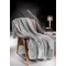 Σετ Ριχτάρι Τριθέσιο Crusty Silver 170X300 + Μαξιλαροθήκη 48X48+3