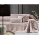 Σετ Ριχτάρι Τριθέσιο Crusty Old Pink 170X300 + Μαξιλαροθήκη 48X48+3
