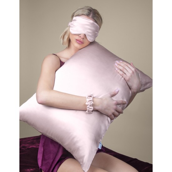Μαξιλαροθήκη Ύπνου 50x70 - Beauty Sleep Pudra 100% Mulberry Silk