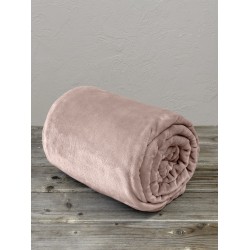 Κουβέρτα Υπέρδιπλη 220x240 - Meleg Light Pink
