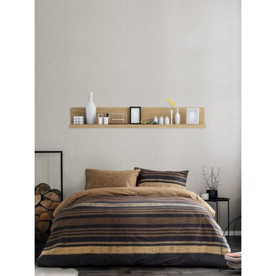 Σετ Παπλωματοθήκη Μονή 165x245 - Tena Brown