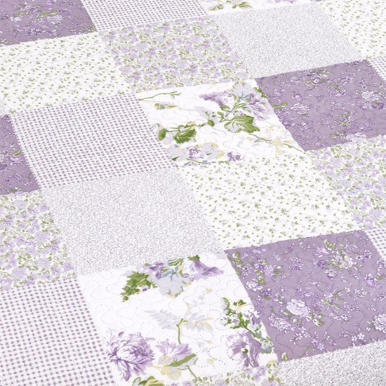 LINO ΚΟΥΒΕΡΛΙ ZIELEN WHITE 220X240 LINO ΚΟΥΒΕΡΛΙ ZIELEN WHITE 220X240