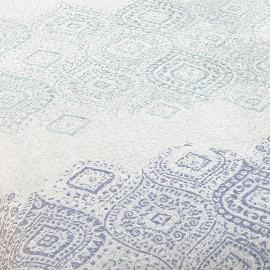 LINO ΚΟΥΒΕΡΛΙ SERY WHITE-GREY 220X240 LINO ΚΟΥΒΕΡΛΙ SERY WHITE-GREY 220X240