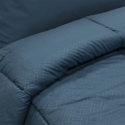LINO ΠΑΠΛΩΜΑ COLCHA BLUE 160X220 LINO ΠΑΠΛΩΜΑ COLCHA BLUE 160X220