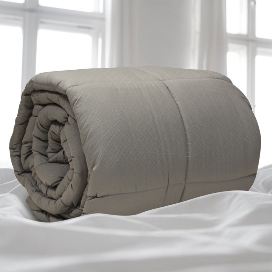 LINO ΠΑΠΛΩΜΑ COLCHA GREY 220X240 LINO ΠΑΠΛΩΜΑ COLCHA GREY 220X240