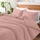 LINO ΣΕΤ ΣΕΝΤΟΝΙΑ BASICO PINK 240X260 LINO ΣΕΤ ΣΕΝΤΟΝΙΑ BASICO PINK 240X260