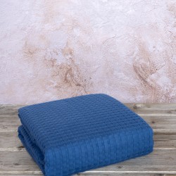 κουβέρτα υπέρδιπλη 220x240 Habit - Blue
