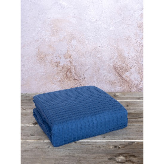 κουβέρτα υπέρδιπλη 220x240 Habit - Blue