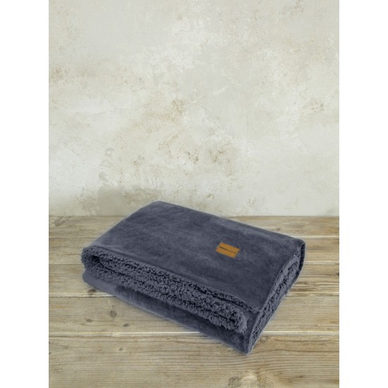Κουβέρτα καναπέ 130x170 - Nuan Dark Gray