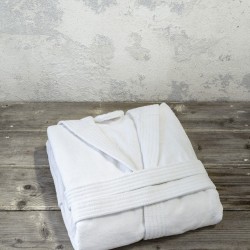 μπουρνούζι με κουκούλα Zen - Extra/extra Large - White