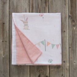 κουβέρτα κούνιας 100x140 - Bunny Love