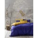 Πάπλωμα Υπέρδιπλο 220x240 Abalone - Blue / Mustard Beige