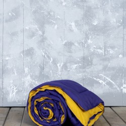 Πάπλωμα Υπέρδιπλο 220x240 Abalone - Blue / Mustard Beige