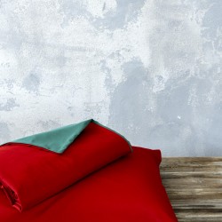Σετ Παπλωματοθήκη Μονή Abalone - Red / Green