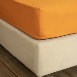 σεντόνι γίγας με λάστιχο Unicolors - Deep Orange