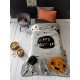 Κουβέρτα Βελουτέ Μονή 160x220 - Happy Halloween