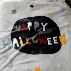 Κουβέρτα Βελουτέ Μονή 160x220 - Happy Halloween