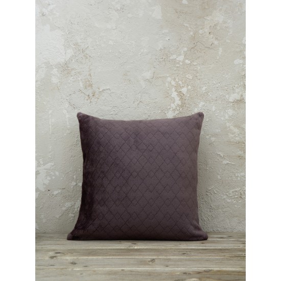 διακοσμητική μαξιλαροθήκη Jacquard 45x45 - Cosy Gray