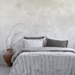 Κουβέρτα/Πάπλωμα Υπέρδιπλο 220x240 - Velure Light Gray