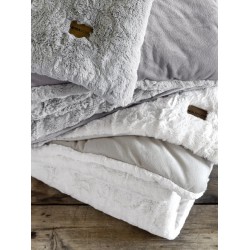 Κουβέρτα/Πάπλωμα Υπέρδιπλο 220x240 - Velure Light Gray
