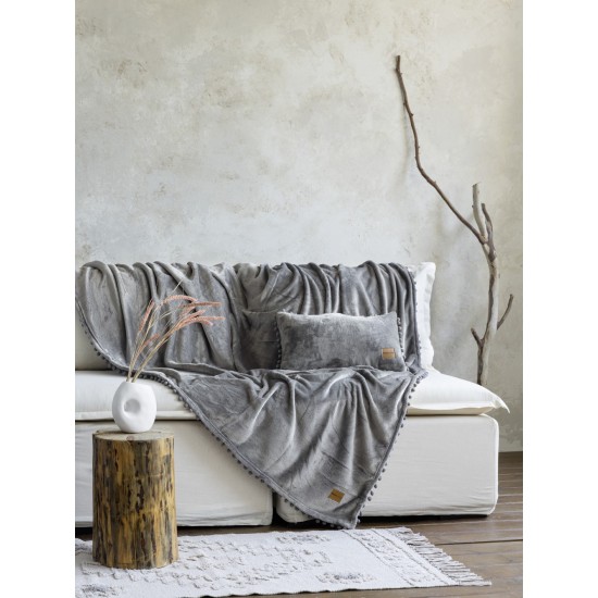 Ριχτάρι Jacquard 130x180 - Macia Gray